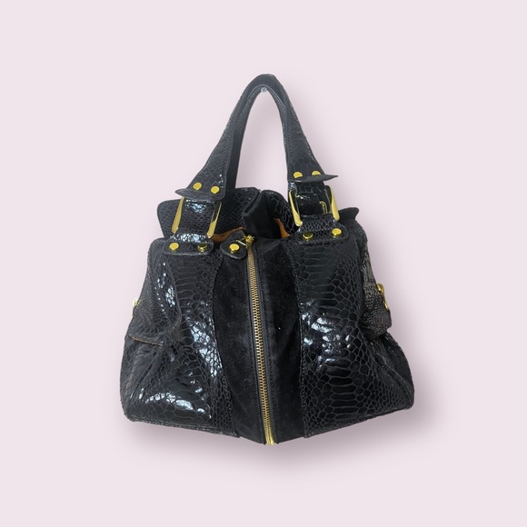 Vintage Jimmy Choo Suede Handbag - Picture 6 of 13